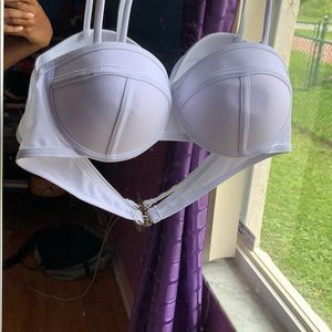 White bikini top
